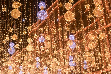 Come brillano le luminarie di Cantagallo