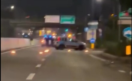 Carabiniere investe i Vigili a Roma, uno &egrave; grave