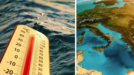 Un grado in più nel Mediterraneo in 25 anni