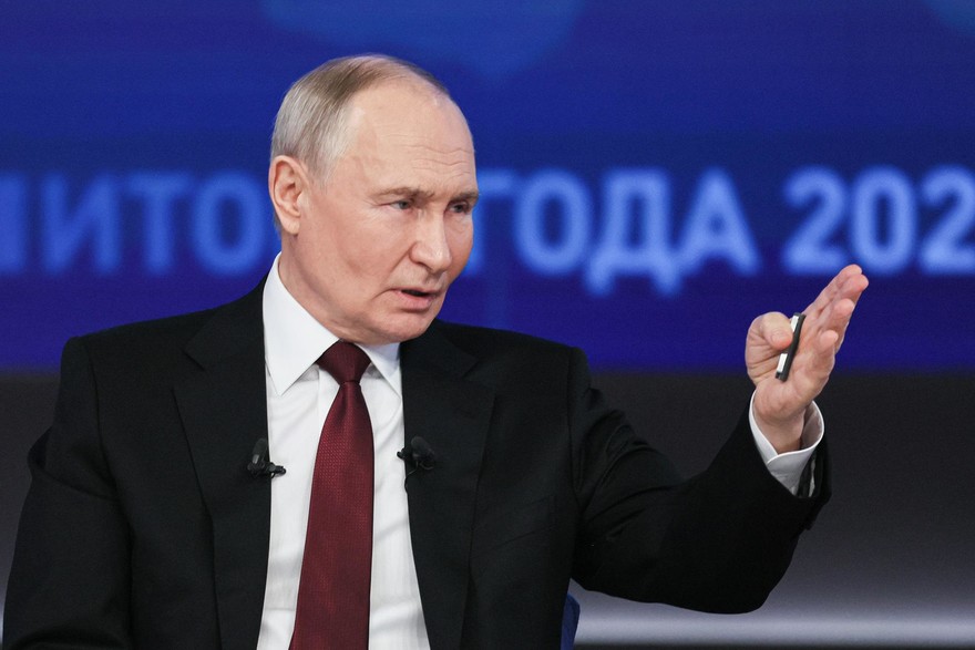 Vladimir Putin conferenza fine anno