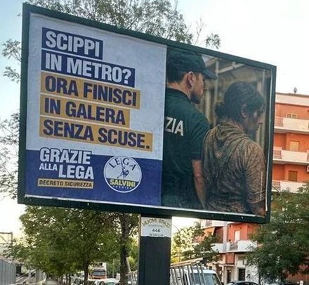 Roma: manifesti Lega, o sono illegali o illegale rimuoverli