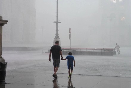 Maltempo sull'Italia, è allerta rossa in Lombardia